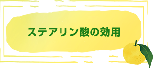 ステアリン酸の増加